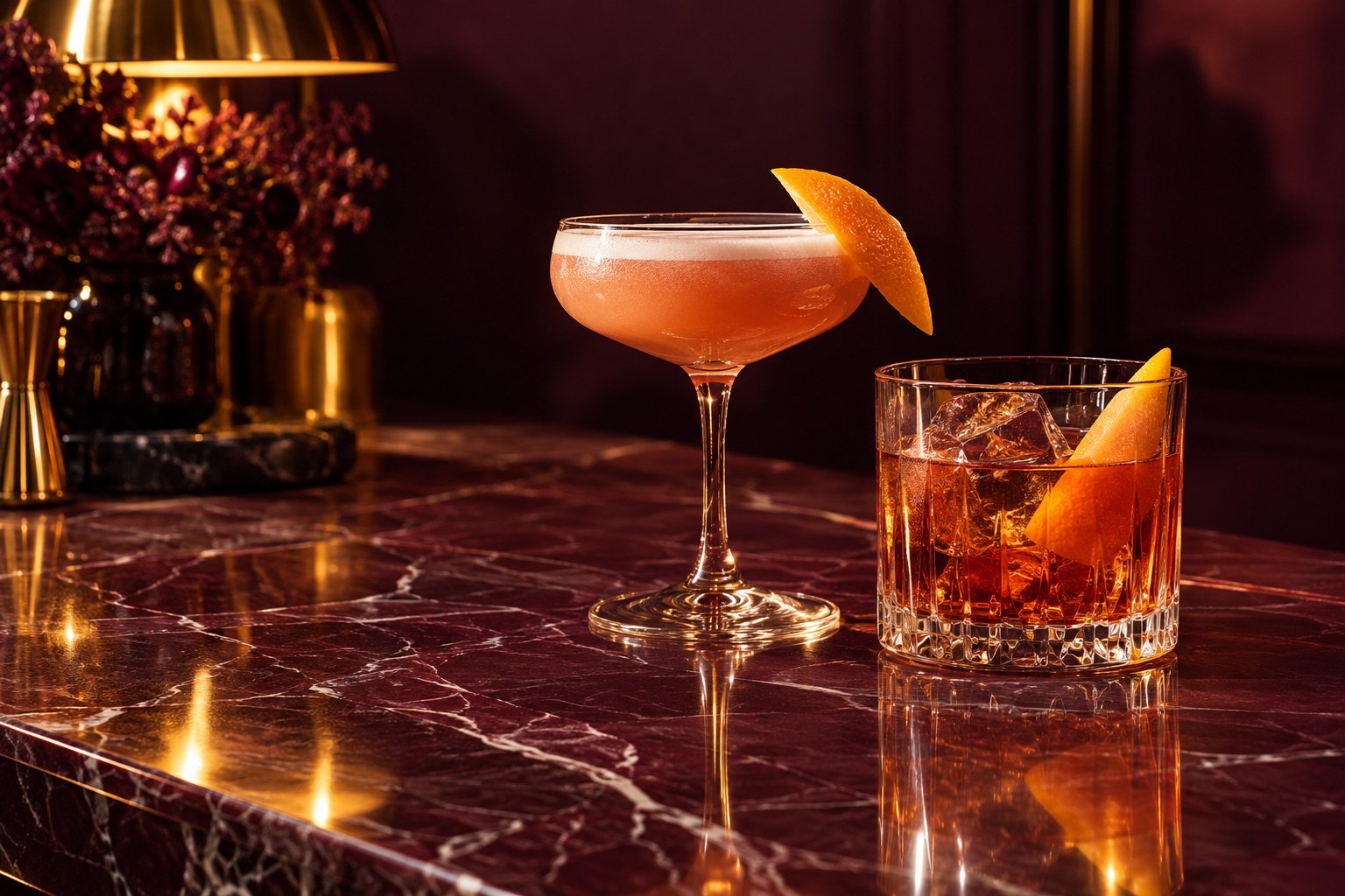Original illustrative cocktail photography